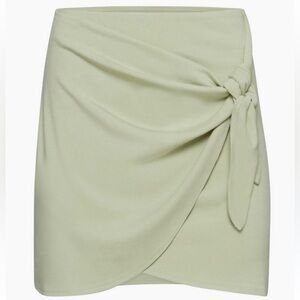 Aritzia Wilfred Saturn Wrap Mini Skirt